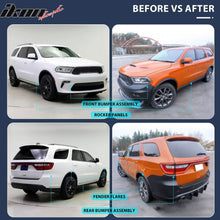 Load image into Gallery viewer, 21-24 Dodge Durango Front Rear Bumper Cover Hellcat Style V1 Diffuser