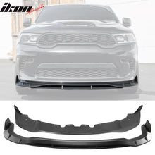 Load image into Gallery viewer, 2021-2024 Dodge Durango SRT Hellcat Front Bumper Lip Matte Black 5PC