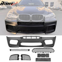 Load image into Gallery viewer, 2008-2014 BMW X5 E71 Front Bumper Conversion Grille X6M Style Black PP