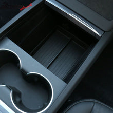 Load image into Gallery viewer, 2024-2025 Tesla Model 3 Lower + Upper Center Armrest Storage Box TPE