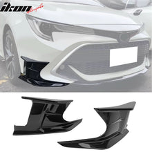 Load image into Gallery viewer, 2019-2025 Toyota Corolla Gloss Black Front Splitters + Side Canards