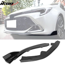 Load image into Gallery viewer, 2019-2025 Toyota Corolla Gloss Black Front Splitters + Side Canards
