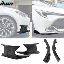 Load image into Gallery viewer, 2019-2025 Toyota Corolla Matte Black Front Splitters + Side Canards