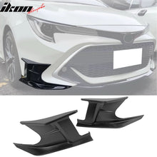 Load image into Gallery viewer, 2019-2025 Toyota Corolla Matte Black Front Splitters + Side Canards