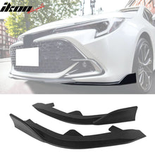 Load image into Gallery viewer, 2019-2025 Toyota Corolla Matte Black Front Splitters + Side Canards
