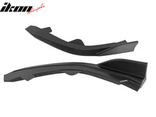 Load image into Gallery viewer, 2019-2025 Toyota Corolla Matte Black Front Splitters + Side Canards