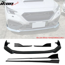 Load image into Gallery viewer, 2022-2025 Subaru WRX D Gloss Black Front Rear Bumper Lip Corner Aprons