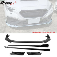 Load image into Gallery viewer, 2022-2025 Subaru WRX D Matte Black Front Rear Bumper Lip Corner Aprons