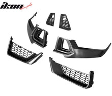 Load image into Gallery viewer, 2024-2025 Ford Mustang Dark Horse Front Bumper Mesh Grilles Covers ABS