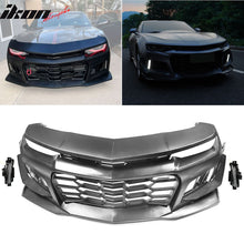Load image into Gallery viewer, 2014-2015 Chevy Camaro 1LE Style Front Bumper Cover w/ Amber Fog Light