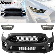 Load image into Gallery viewer, 2015-2017 Ford Mustang EcoBoost Front Bumper Cover Lower Upper Grill