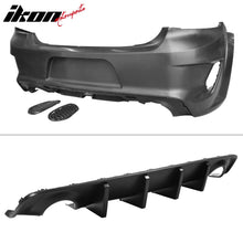 Load image into Gallery viewer, 2015-2023 Charger IKON Matte Black Front Rear Bumper Covers LED Grille