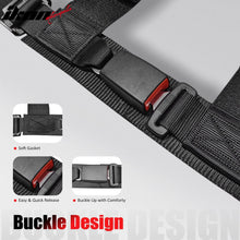 Load image into Gallery viewer, Universal 3" Wide 4 Point Buckle Racing Seat Belt Harness Nylon Black