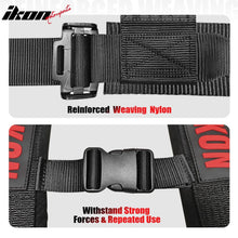 Load image into Gallery viewer, Universal Racing Bucket Seats W/ 4 Point 3" Belt Harness Black