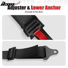Load image into Gallery viewer, Universal 4 Point Racing Seat Belt Harness 2" Strap Buckle Black