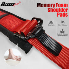 Load image into Gallery viewer, Universal Adjustable Bucket Racing Seats W/4 Point 2" Belt Harness Red