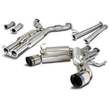 Load image into Gallery viewer, 03-09 Nissan 350Z/G35 Catback Exhaust Dual Burnt Tip Stainless Steel