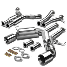 Load image into Gallery viewer, 2003-2009 Nissan 350Z / G35 Dual Rolled Tip Catback Exhaust Stainless Steel