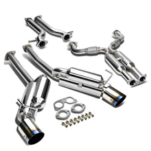Load image into Gallery viewer, 2009-2016 Nissan 370Z Catback Exhaust Dual Burnt Tip Stainless Steel