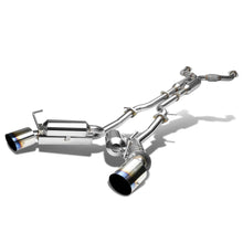 Load image into Gallery viewer, 2009-2016 Nissan 370Z Catback Exhaust Dual Burnt Tip Stainless Steel