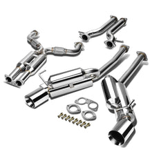 Load image into Gallery viewer, 09-16 Nissan 370Z Dual Rolled Tip Catback Exhaust Stainless Steel