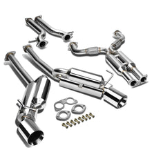 Load image into Gallery viewer, 09-16 Nissan 370Z Dual Rolled Tip Catback Exhaust Stainless Steel