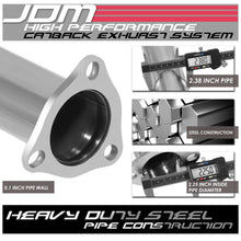 Load image into Gallery viewer, 1994-2001 Acura Integra 2-Door GSR Catback Exhaust - Stainless Steel