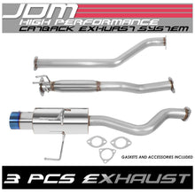 Load image into Gallery viewer, 2002-2006 Acura RSX Catback Exhaust System Single Burnt Tip Stainless Steel