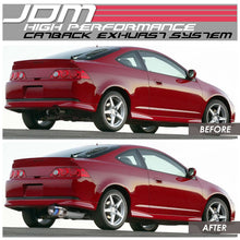 Load image into Gallery viewer, 2002-2006 Acura RSX Catback Exhaust System Single Burnt Tip Stainless Steel