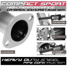 Load image into Gallery viewer, 05-10 Chevrolet Cobalt / 07-10 Pontiac G5 Catback Exhaust - Stainless Steel