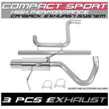 Load image into Gallery viewer, 01-06 Chrysler PT Cruiser Catback Exhaust Single Tip Stainless Steel