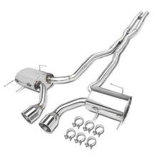Load image into Gallery viewer, 2009-2011 Cadillac CTS-V Dual Rolled Tip Catback Exhaust - Stainless Steel
