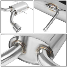 Load image into Gallery viewer, 2009-2011 Cadillac CTS-V Dual Rolled Tip Catback Exhaust - Stainless Steel