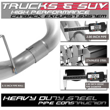 Load image into Gallery viewer, 2004-2005 Dodge Ram 5.7L Catback Exhaust System Stainless Steel