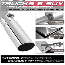 Load image into Gallery viewer, 98-01 Dodge Ram 1500 2500 3500 Catback Exhaust Single Tip Stainless Steel