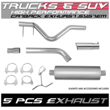 Load image into Gallery viewer, 98-01 Dodge Ram 1500 2500 3500 Catback Exhaust Single Tip Stainless Steel