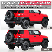Load image into Gallery viewer, 07-14 Toyota FJ Cruiser Catback Exhaust System - Stainless Steel