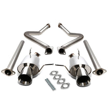 Load image into Gallery viewer, 2011-2014 Ford Mustang 3.7L V6 Catback Exhaust Dual Rolled Tip Stainless Steel