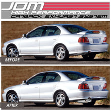 Load image into Gallery viewer, 1999-2003 Mitsubishi Galant Single Tip Catback Exhaust Stainless Steel