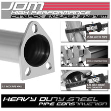 Load image into Gallery viewer, 1999-2003 Mitsubishi Galant Catback Exhaust - Stainless Steel
