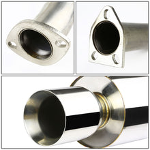 Load image into Gallery viewer, 1999-2003 Mitsubishi Galant Single Rolled Tip Catback Exhaust Stainless Steel