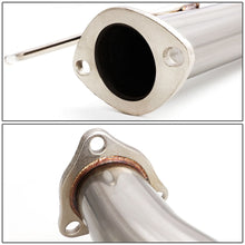 Load image into Gallery viewer, 03-06 Honda Accord 2DR Single Tip Catback Exhaust - Stainless Steel