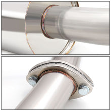 Load image into Gallery viewer, 03-06 Honda Accord 2DR Single Tip Catback Exhaust - Stainless Steel