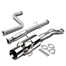 Load image into Gallery viewer, 90-93 Honda Accord Single Rolled Tip Catback Exhaust - Stainless Steel