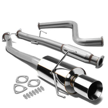Load image into Gallery viewer, 90-93 Honda Accord Single Rolled Tip Catback Exhaust - Stainless Steel