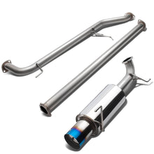 Load image into Gallery viewer, 98-02 Honda Accord Single Burnt Tip Catback Exhaust Stainless Steel