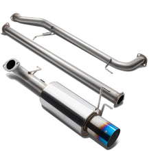 Load image into Gallery viewer, 98-02 Honda Accord Single Burnt Tip Catback Exhaust Stainless Steel