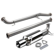 Load image into Gallery viewer, 98-02 Honda Accord Single Rolled Tip Catback Exhaust Stainless Steel