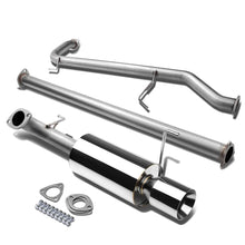 Load image into Gallery viewer, 98-02 Honda Accord Single Rolled Tip Catback Exhaust Stainless Steel