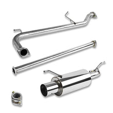 Load image into Gallery viewer, 98-02 Honda Accord 4CYL Single Tip Catback Exhaust Stainless Steel